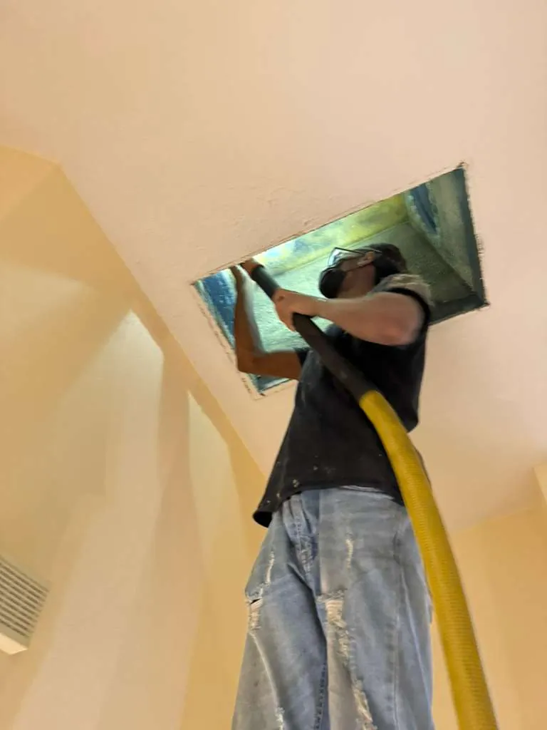 Supreme Air Duct Cleaners professional technician